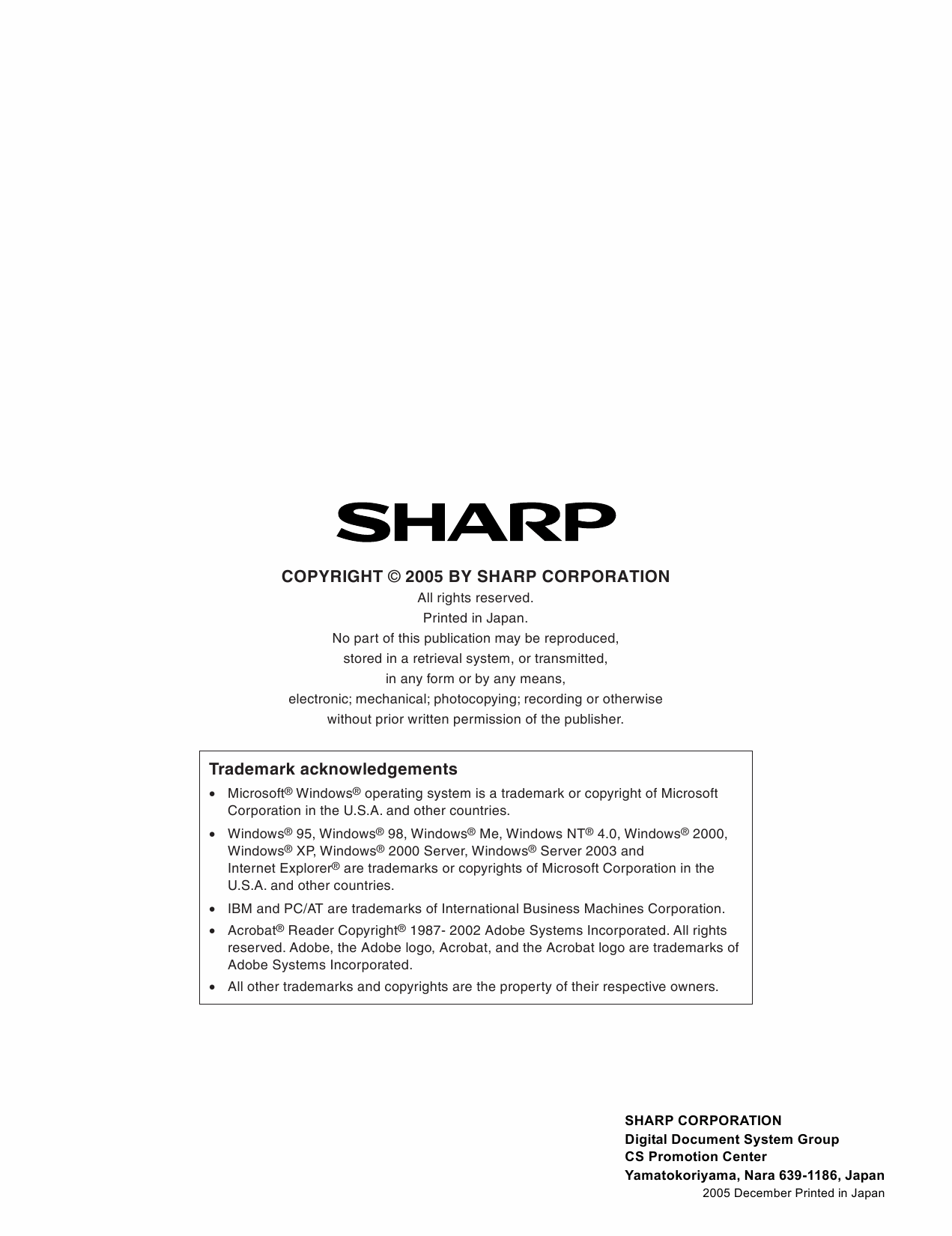 SHARP MX DEX3 DEX4 Service Manual-4